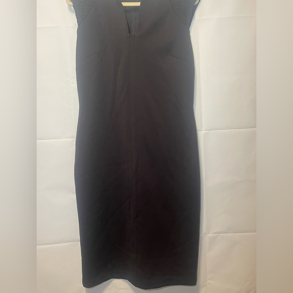 SLNY, Elegant Black Sleeveless Dress